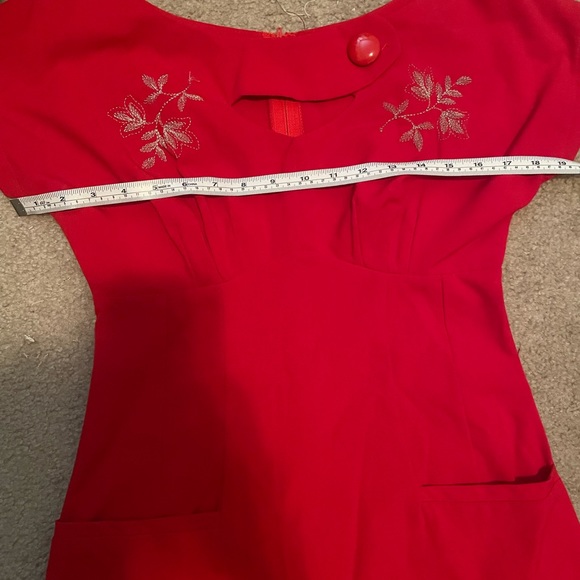 Tatyana bettie page pencil dress medium red - Picture 5 of 7